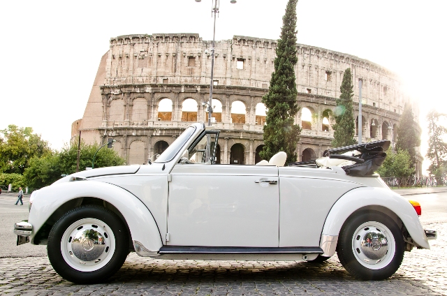 Noleggio auto d'epoca a Roma per cerimonie