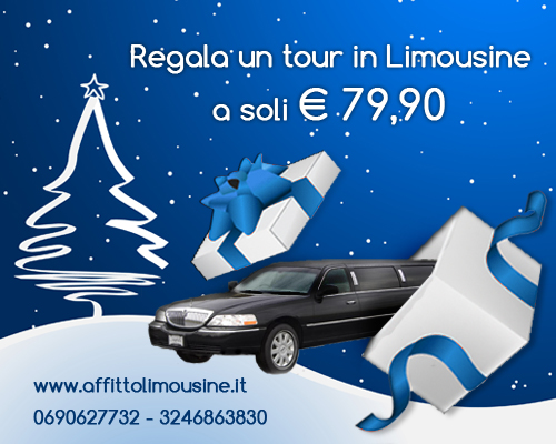 Idea regalo Natale: tour in limousine